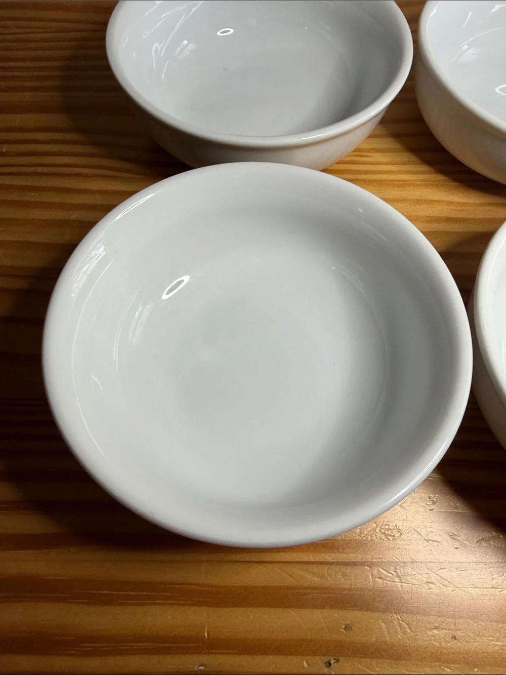 Vintage Aladdin Temp-Rite White Soup Salad Bowls Set of 4 Better By Degrees